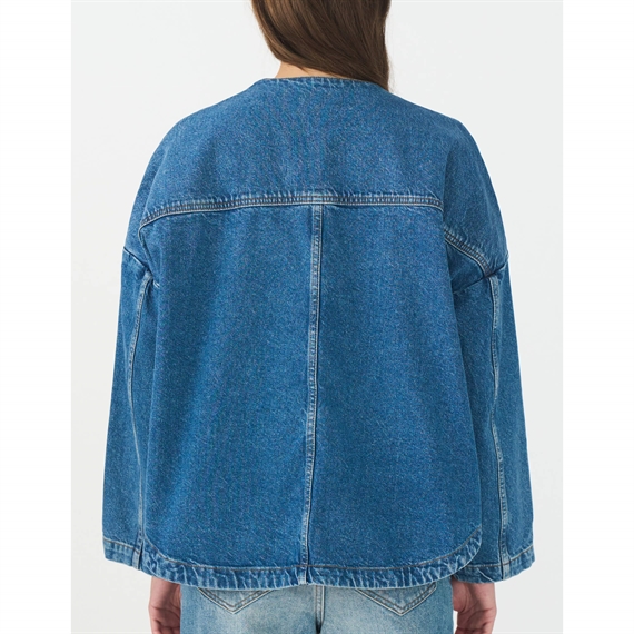 Ivy Copenhagen Augusta Denim Jacket Wash Jaca, Denim Blue